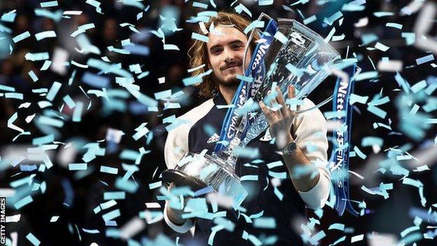Stefanos Tsitsipas won last year's ATP Tour Finals
