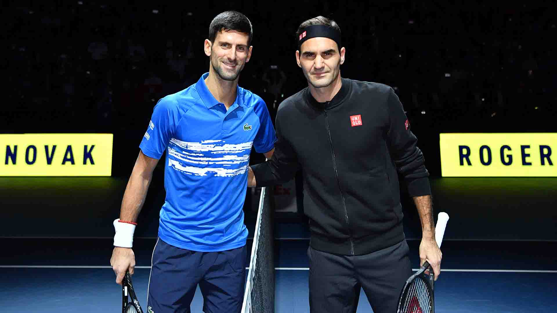 <a href='/en/players/novak-djokovic/d643/overview'>Novak Djokovic</a> leads <a href='/en/players/roger-federer/f324/overview'>Roger Federer</a> 19-18 in hard-court encounters.