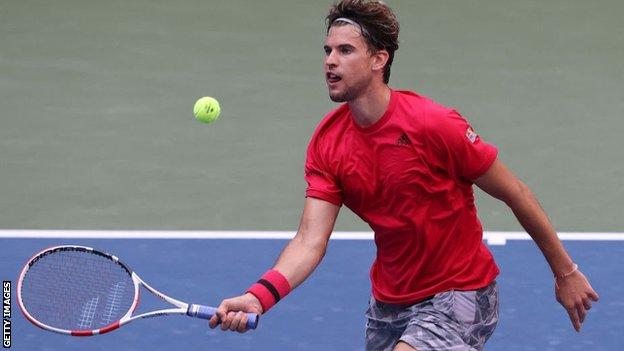 Dominic Thiem has matched his best US Open performance after also reaching the quarter-finals in 2018