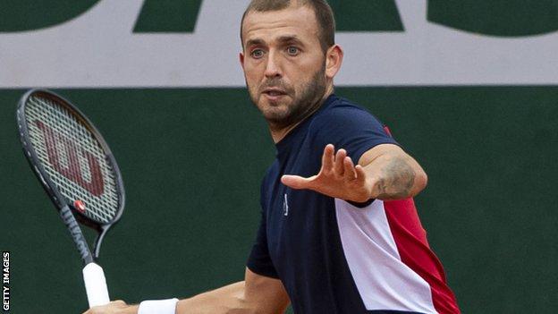 Britain's Dan Evans