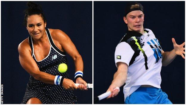 Heather Watson and Anton Matusevich