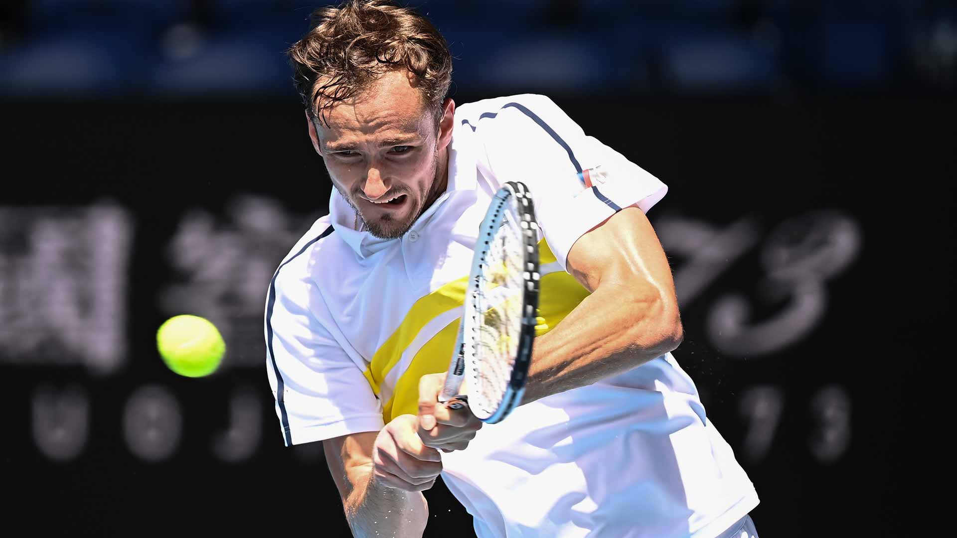 <a href='https://www.atptour.com/en/players/daniil-medvedev/mm58/overview'>Daniil Medvedev</a> is chasing his maiden Grand Slam title at the <a href='https://www.atptour.com/en/tournaments/australian-open/580/overview'>Australian Open</a>.