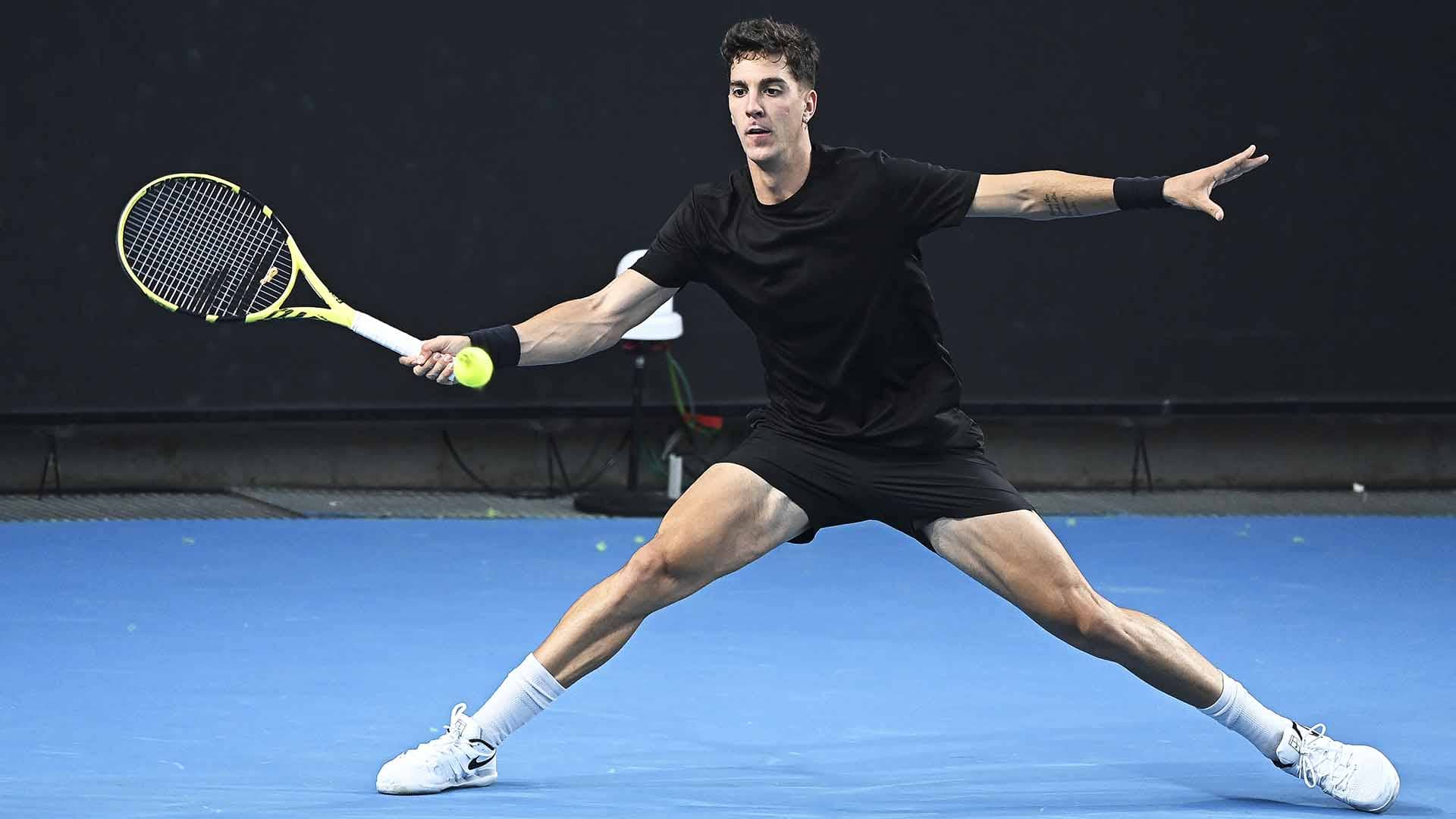 <a href='https://www.atptour.com/en/players/thanasi-kokkinakis/kd46/overview'>Thanasi Kokkinakis</a> will face <a href='https://www.atptour.com/en/players/stefanos-tsitsipas/te51/overview'>Stefanos Tsitsipas</a> for a place in the <a href='https://www.atptour.com/en/tournaments/australian-open/580/overview'>Australian Open</a> third round.