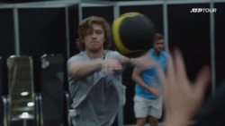 Behind The Scenes In The Gym With Rublev, Medvedev & Khachanov
