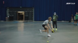 Watch Zverev's Fitness Warm-Up In Rotterdam