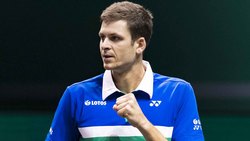 Hot Shot: Hurkacz's Slide And Slice Combination