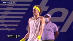 Acapulco Earthquake Doesn't Shake Zverev, Koepfer