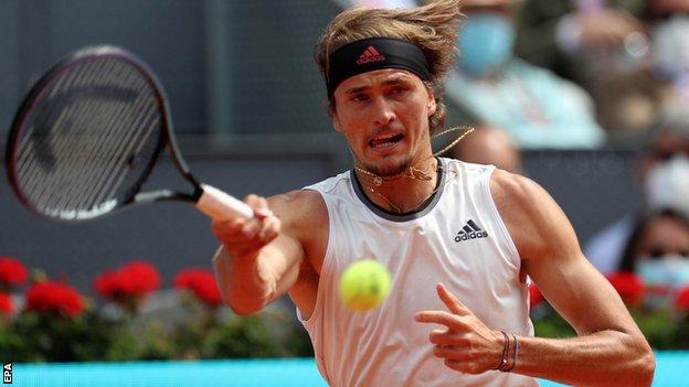 Germany's Alexander Zverev