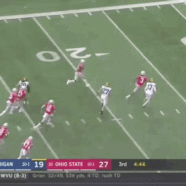 Chris Olave Continues Breakout Day For Ohio State With Touchdown From Blocked Punt 