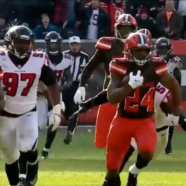Nick Chubb Ran All Over The Falcons For The Longest Play From Scrimmage Of The Season