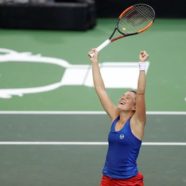 Strycova gives Czechs early lead in Fed Cup final