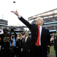 Normal Man Donald Trump Hilariously Fucks Up Army-Navy Coin Toss