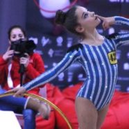 Spanish Rhythmic Gymnasts Competed In Bedazzled Concentration Camp-Style Leotards