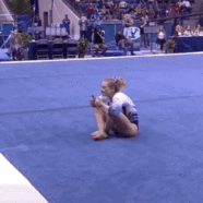 BYU Gymnast Performs A Super Mario Bros. Themed Floor Routine