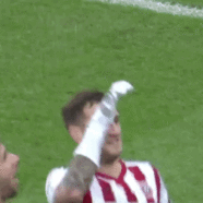 Sheffield United’s Billy Sharp Celebrates Goal With Mr. Socko