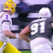 Things Went About As Poorly As Possible For LSU QB Joe Burrow On This Play
