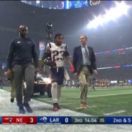 Patriots’ Patrick Chung Exits Super Bowl In Air Cast After Going Down With Arm Injury