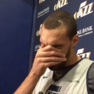 Rudy Gobert Breaks Down In Tears While Talking About His All-Star Snub
