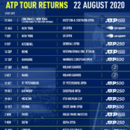 ATP Issues Updated 2020 Provisional Calendar