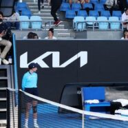 Murray River Open: Nick Kyrgios wins after stopping match to speak to supervisor