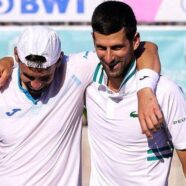 Novak Djokovic’s Wimbledon warm-up cut short by Mallorca doubles final withdrawal
