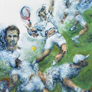 Murray In Paint: Maggi Hambling’s Portrait On Display At Wimbledon